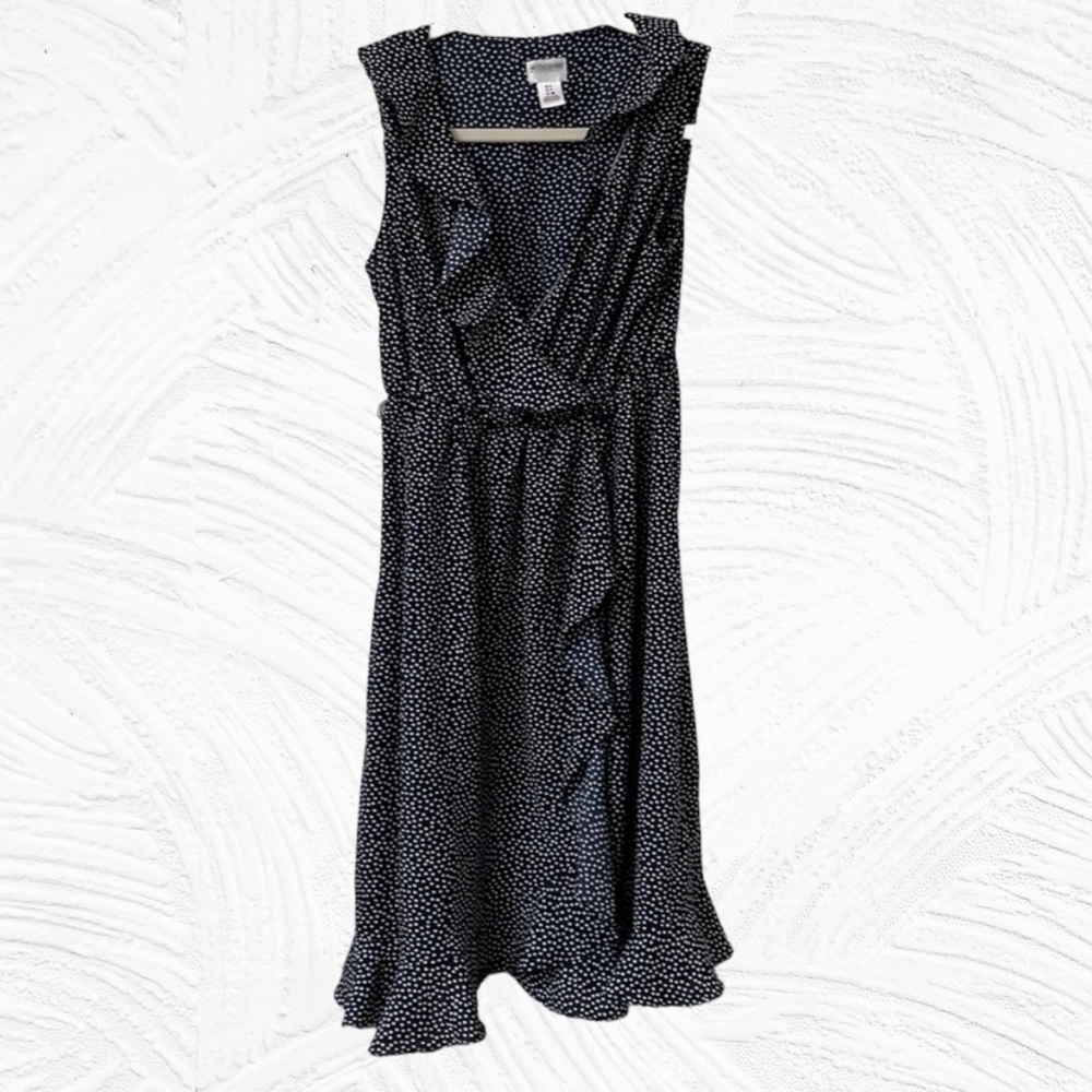 Maternity Ruffle Polka dot Dress